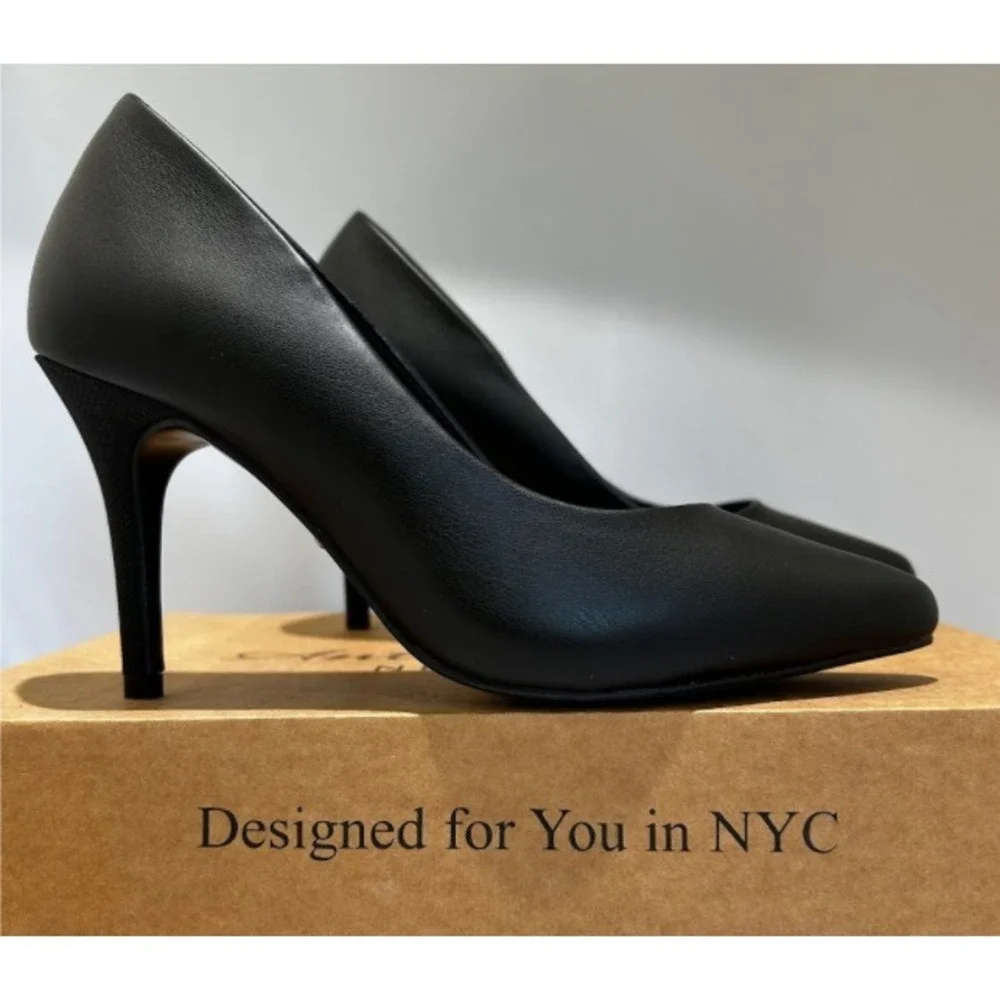 Antonia Saint NY Victoria Pump Heel 3.0 Black, Size 8